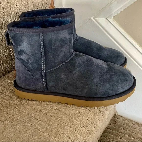 UGG | Shoes | Ugg Classic Mini Ii Boots Navy Blue Womens 
